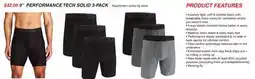 Dunham's Sports 9 PERFORMANCE TECH SOLID 3-PACK offer