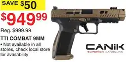 Dunham's Sports TTI COMBAT 9MM offer