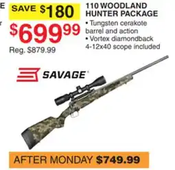 Dunham's Sports 110 WOODLAND HUNTER PACKAGE offer