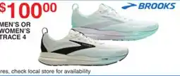 Dunham's Sports BROOKS MEN'S OR WOMEN'S TRACE offer