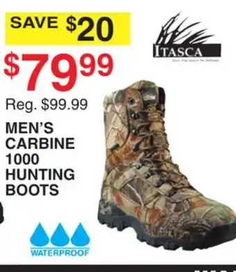 Dunham's Sports MEN'S CARBINE 1000 HUNTING BOOTS offer