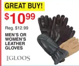Dunham's Sports MEN'S OR WOMEN'S LEATHER GLOVES offer