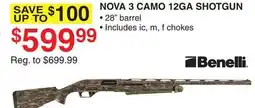 Dunham's Sports BENELLI NOVA 3 CAMO 12GA SHOTGUN offer