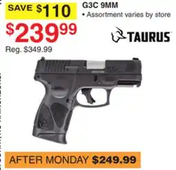 Dunham's Sports TAURUS G3C 9MM offer
