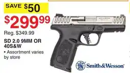 Dunham's Sports SD 2.0 9MM OR 40S & W offer