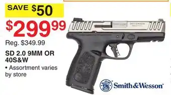 Dunham's Sports SD 2.0 9MM OR 40S & W offer