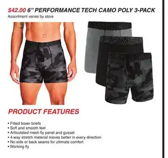 Dunham's Sports 6 PERFORMANCE TECH CAMO POLY 3-PACK offer