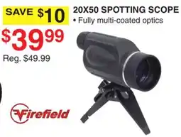 Dunham's Sports 20X50 SPOTTING SCOPE offer