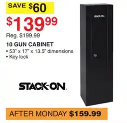 Dunham's Sports 10 GUN CABINET offer