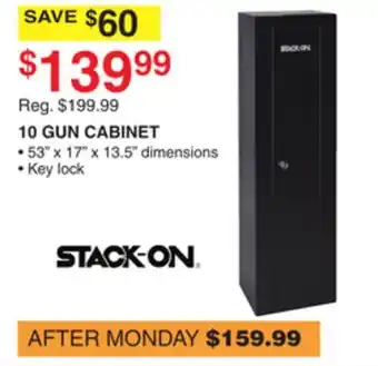 Dunham's Sports 10 GUN CABINET offer