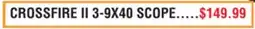 Dunham's Sports CROSSFIRE II 3-9X40 SCOPE offer