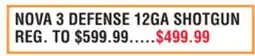 Dunham's Sports NOVA 3 DEFENSE 12GA SHOTGUN offer