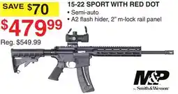 Dunham's Sports 15-22 SPORT WITH RED DOT offer
