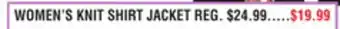 Dunham's Sports WOMEN'S KNIT SHIRT JACKET offer