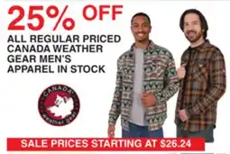 Dunham's Sports WEATHER GEAR MEN'S APPAREL IN offer