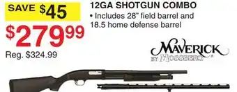 Dunham's Sports 12GA SHOTGUN COMBO offer