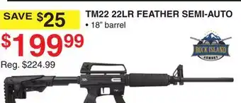 Dunham's Sports TM22 22LR FEATHER SEMI-AUTO offer