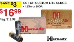 Dunham's Sports SST OR CUSTOM LITE SLUGS offer