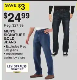 Dunham's Sports SIGNATURE BY LEVI STRAUSS & CO. MEN'S SIGNATURE GOLD JEANS offer