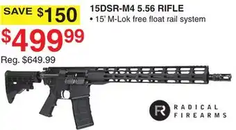 Dunham's Sports 15DSR-M4 5.56 RIFLE offer