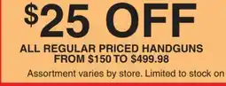 Dunham's Sports HANDGUNS offer