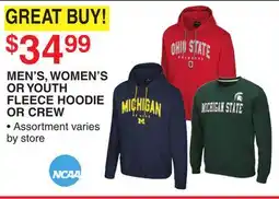 Dunham's Sports MEN'S, WOMEN'S OR YOUTH FLEECE HOODIE OR CREW offer