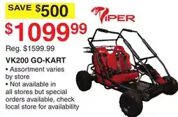 Dunham's Sports VIPER VK200 GO-KART offer