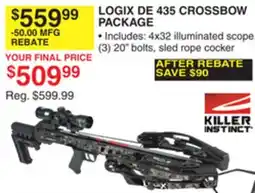 Dunham's Sports LOGIX DE 435 CROSSBOW PACKAGE offer
