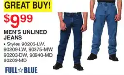 Dunham's Sports MEN'S UNLINED JEANS offer