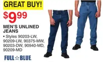 Dunham's Sports MEN'S UNLINED JEANS offer