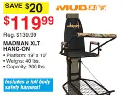 Dunham's Sports MUDDY MADMAN XLT HANG-ON offer