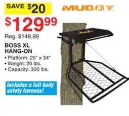 Dunham's Sports MUDDY BOSS XL HANG-ON offer