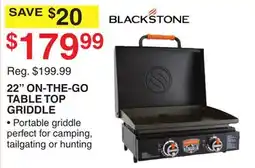 Dunham's Sports 22 ON-THE-GO TABLE TOP GRIDDLE offer