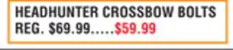 Dunham's Sports HEADHUNTER CROSSBOW BOLTS offer