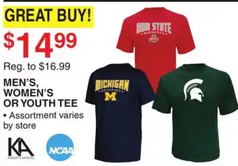 Dunham's Sports MEN'S, WOMEN'S OR YOUTH TEE offer