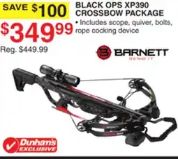 Dunham's Sports BLACK OPS XP390 CROSSBOW PACKAGE offer