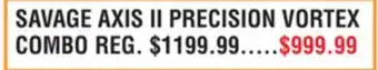Dunham's Sports SAVAGE AXIS II PRECISION VORTEX COMBO offer