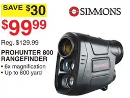 Dunham's Sports PROHUNTER 800 RANGEFINDER offer