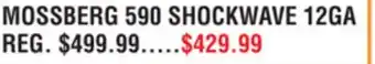 Dunham's Sports MOSSBERG 590 SHOCKWAVE 12GA offer