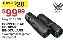 Dunham's Sports COPPERHEAD HD 10X42 BINOCULARS offer