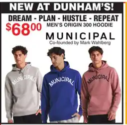 Dunham's Sports MEN'S ORIGIN 300 HOODIE offer