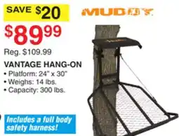 Dunham's Sports VANTAGE HANG-ON offer