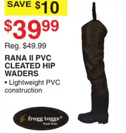 Dunham's Sports RANA II PVC CLEATED HIP WADERS offer