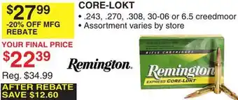 Dunham's Sports CORE-LOKT offer