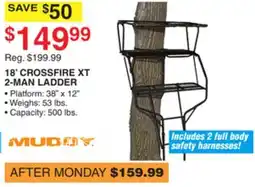 Dunham's Sports 18' CROSSFIRE XT 2-MAN LADDER offer
