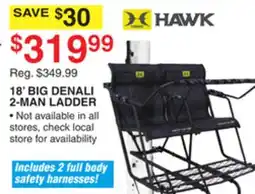 Dunham's Sports 18' BIG DENALI 2-MAN LADDER offer