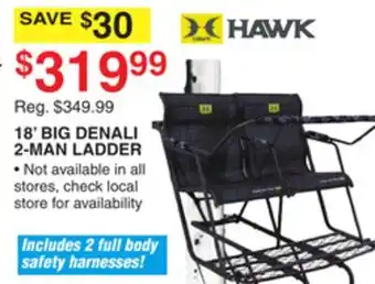 Dunham's Sports 18' BIG DENALI 2-MAN LADDER offer