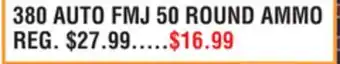 Dunham's Sports AUTO FMJ 50 ROUND AMMO offer