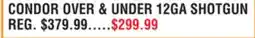 Dunham's Sports CONDOR OVER & UNDER 12GA SHOTGUN offer