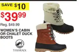 Dunham's Sports WOMEN'S CABIN OR CHALET DUCK BOOTS offer